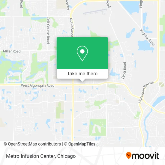 Metro Infusion Center map