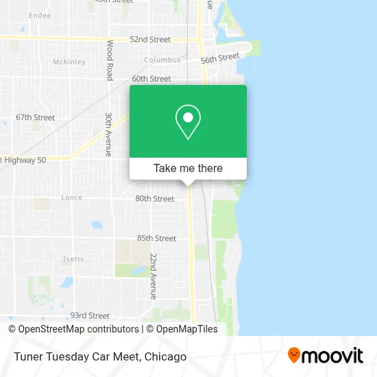 Tuner Tuesday Car Meet map