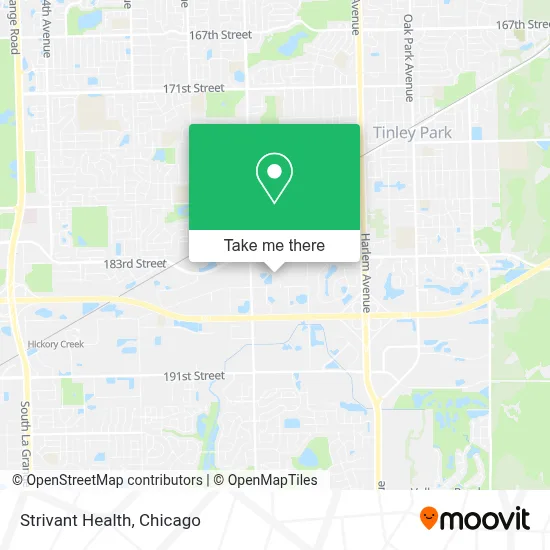 Strivant Health map