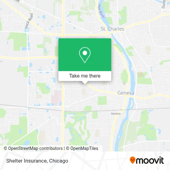 Shelter Insurance map