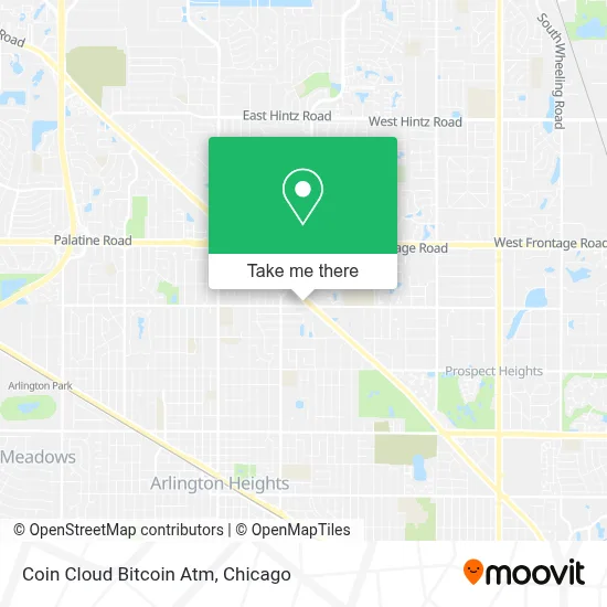 Coin Cloud Bitcoin Atm map