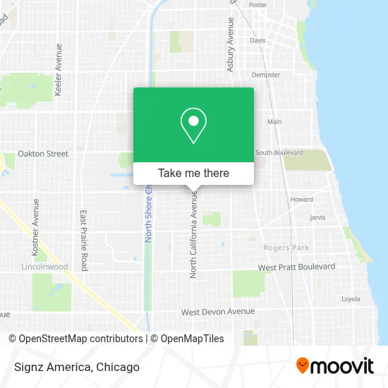 Signz America map