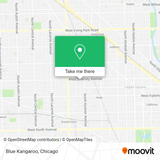 Blue Kangaroo map