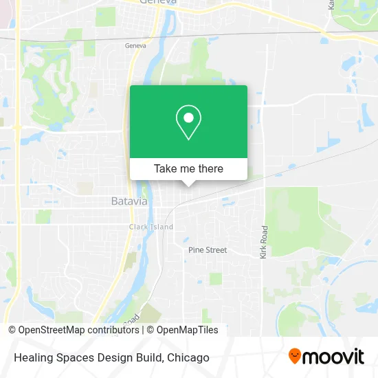 Healing Spaces Design Build map