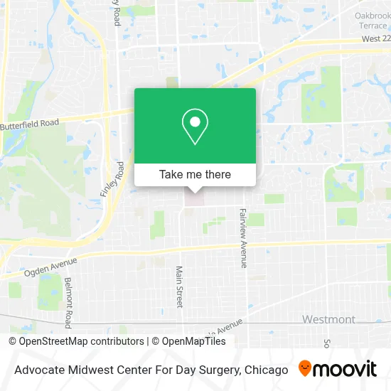 Advocate Midwest Center For Day Surgery map
