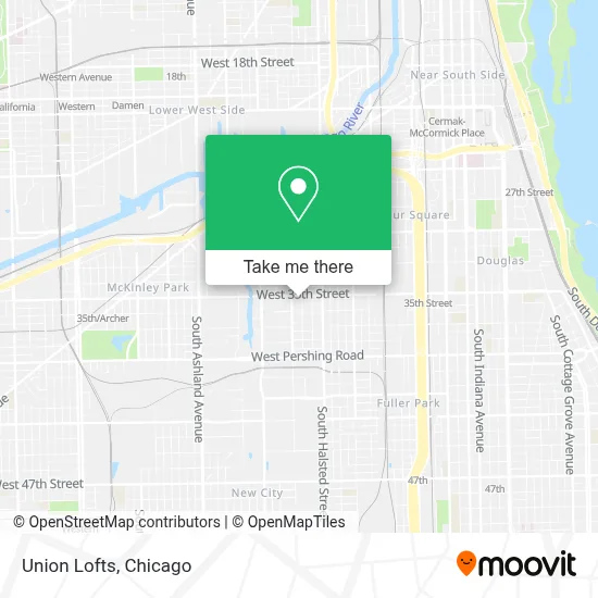 Union Lofts map