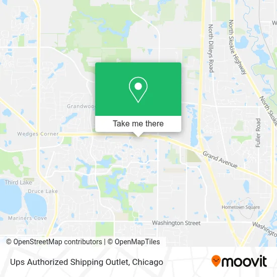 Ups Authorized Shipping Outlet map
