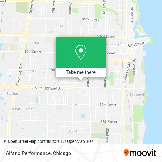 Alfano Performance map