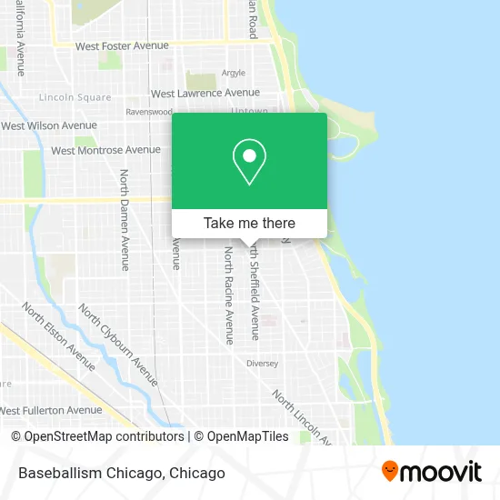 Baseballism Chicago map