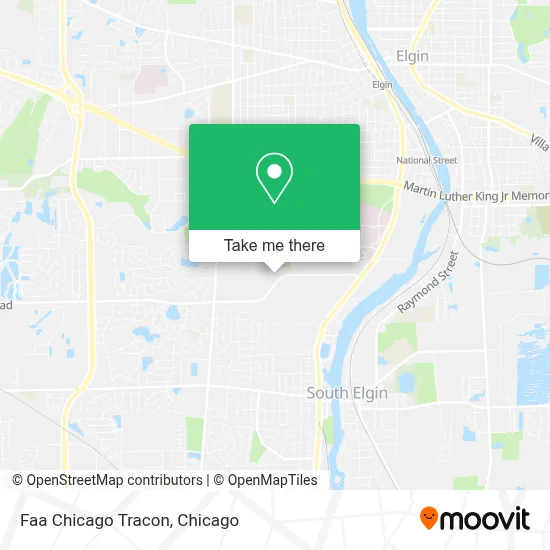 Faa Chicago Tracon map