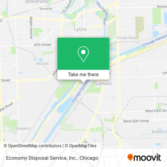 Economy Disposal Service, Inc. map