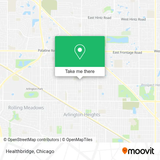 Healthbridge map