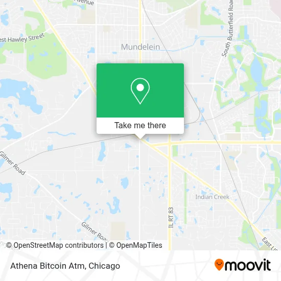 Athena Bitcoin Atm map
