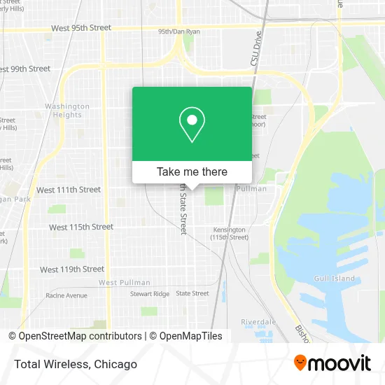 Total Wireless map