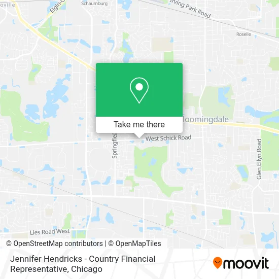 Jennifer Hendricks - Country Financial Representative map