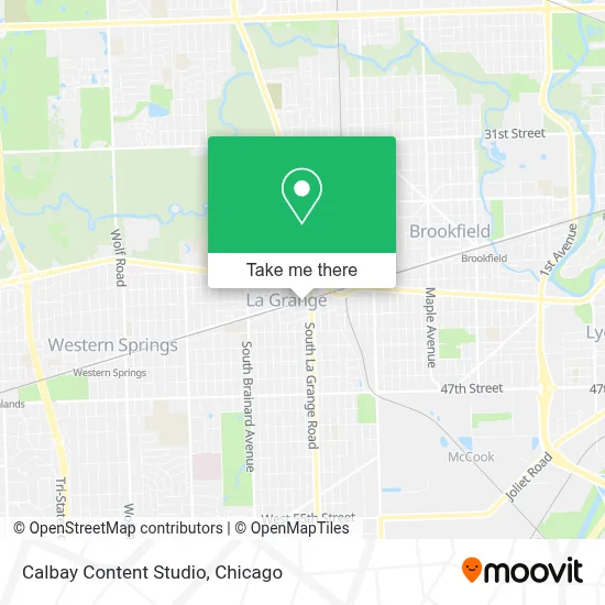 Calbay Content Studio map