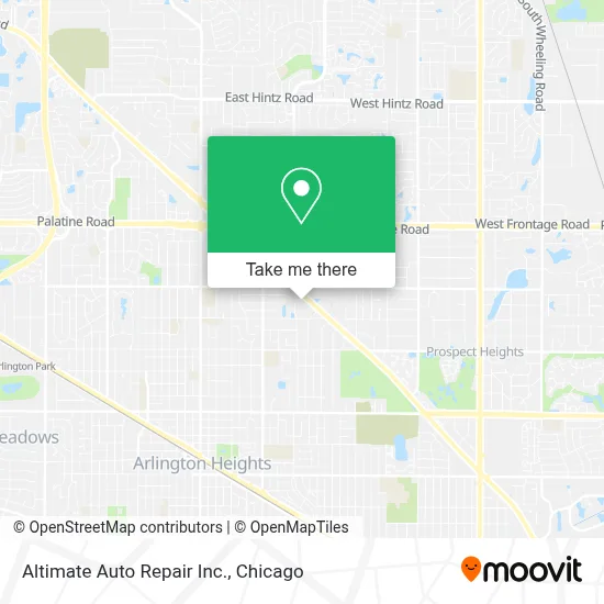 Altimate Auto Repair Inc. map