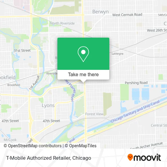 T-Mobile Authorized Retailer map