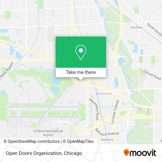 Open Doors Organization map