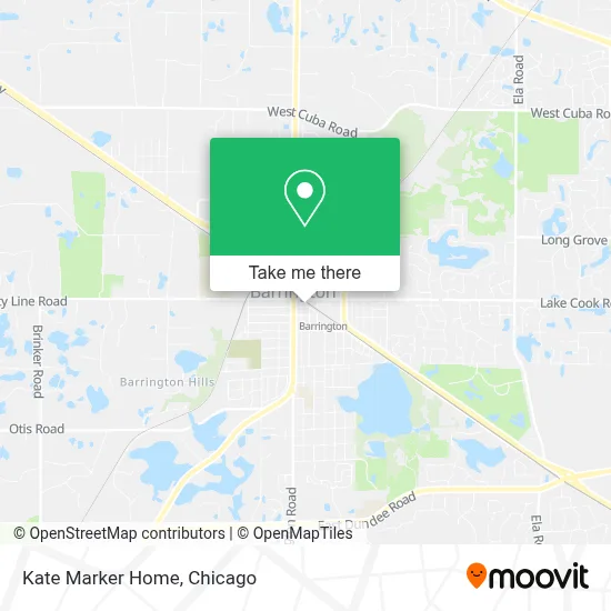 Kate Marker Home map