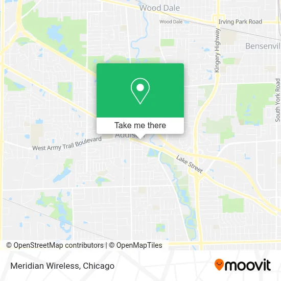 Meridian Wireless map