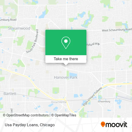 Usa Payday Loans map
