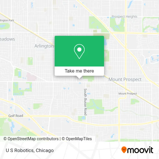U S Robotics map