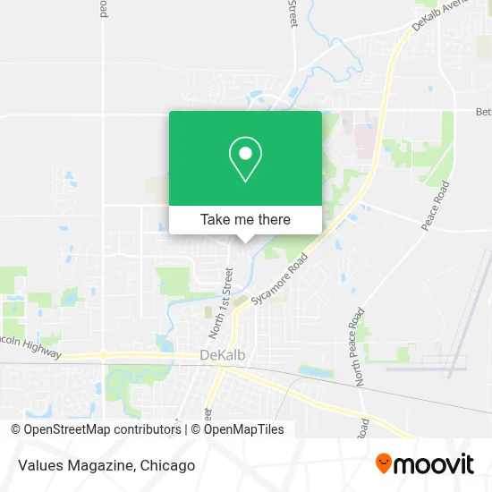 Values Magazine map