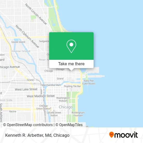 Kenneth R. Arbetter, Md map