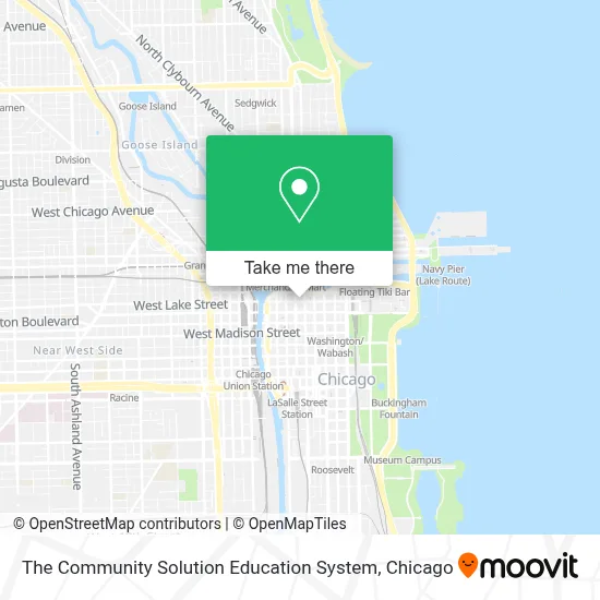 The Community Solution Education System map