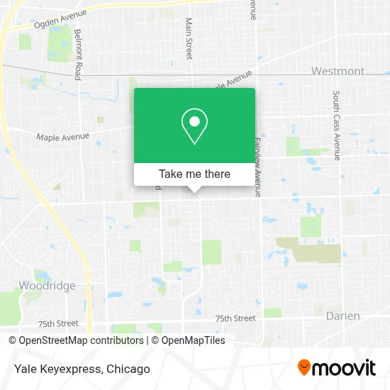 Yale Keyexpress map
