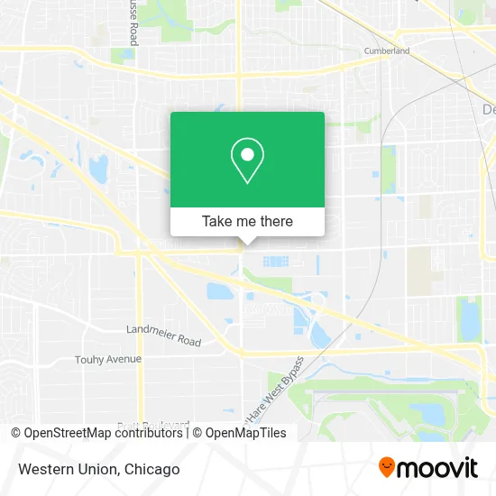 Western Union map