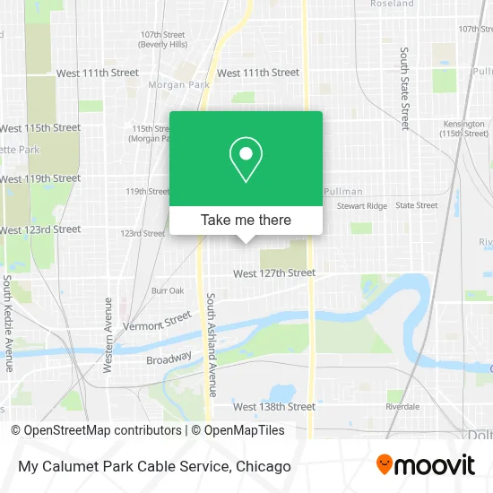 My Calumet Park Cable Service map