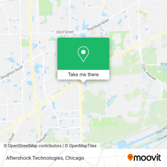 Aftershock Technologies map