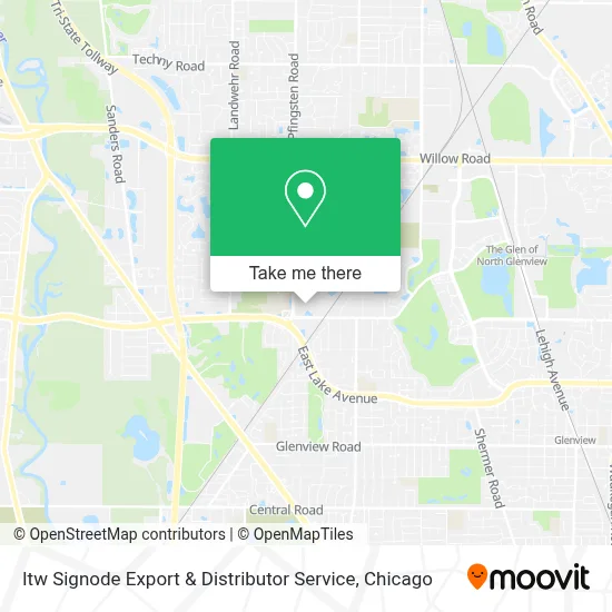 Itw Signode Export & Distributor Service map
