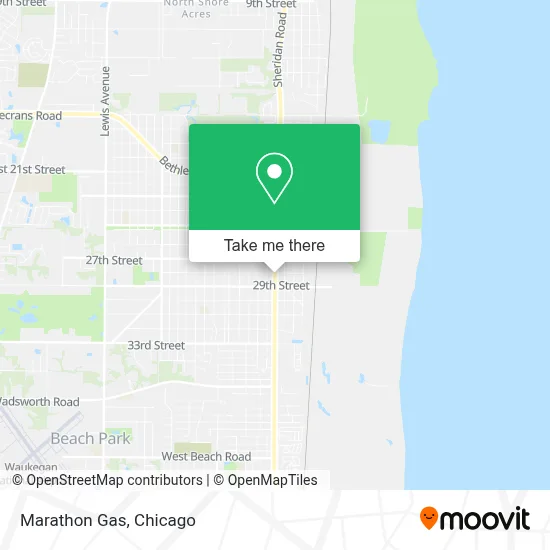 Marathon Gas map