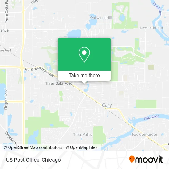 Us Post Office map