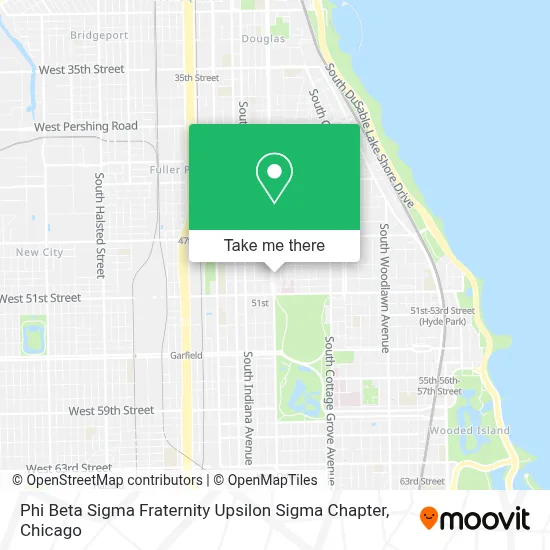 Phi Beta Sigma Fraternity Upsilon Sigma Chapter map