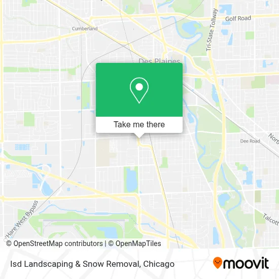Isd Landscaping & Snow Removal map