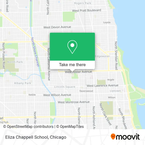 Eliza Chappell School map