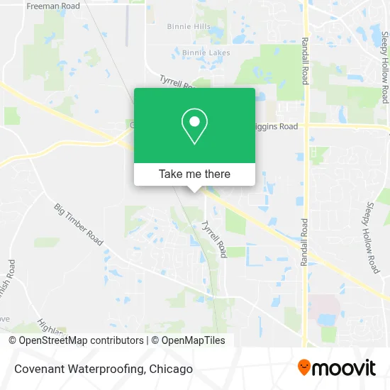 Covenant Waterproofing map