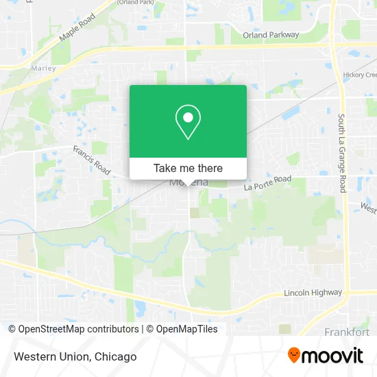 Western Union map