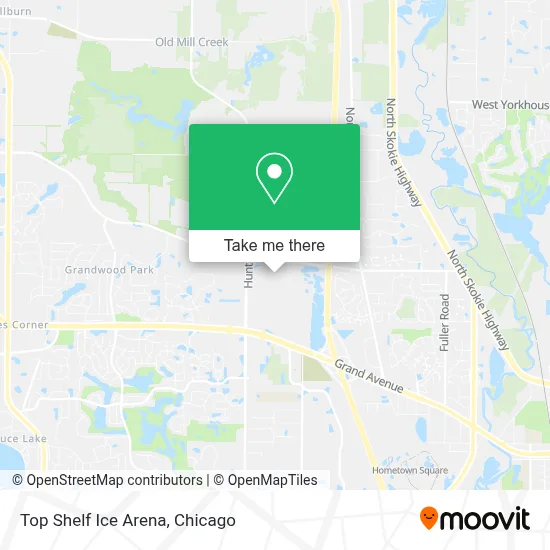 Top Shelf Ice Arena map