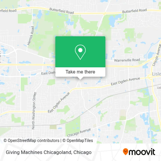 Giving Machines Chicagoland map