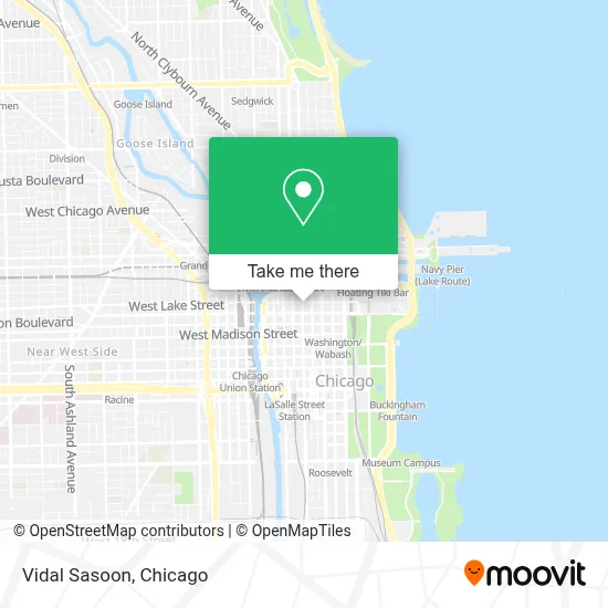 Vidal Sasoon map
