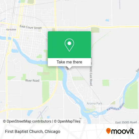 First Baptist Church map