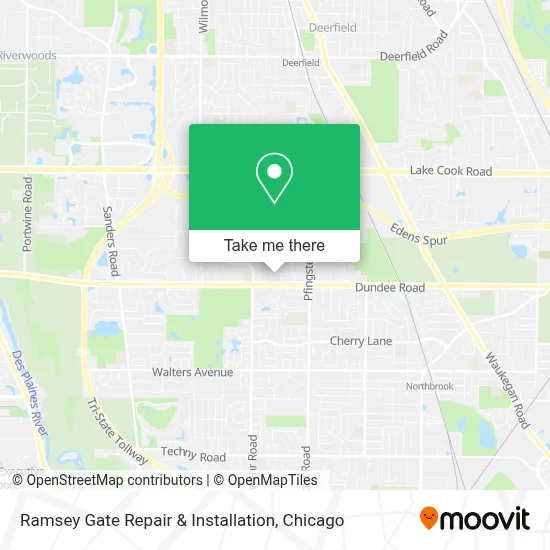 Ramsey Gate Repair & Installation map