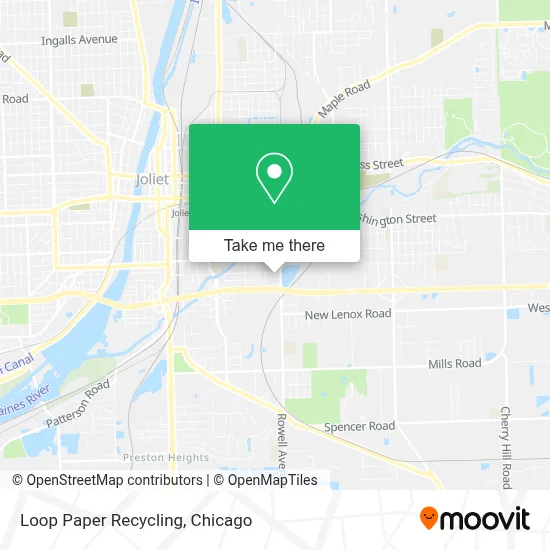 Loop Paper Recycling map