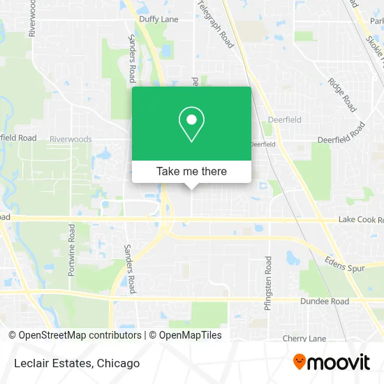 Leclair Estates map
