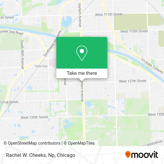 Rachel W. Cheeks, Np map